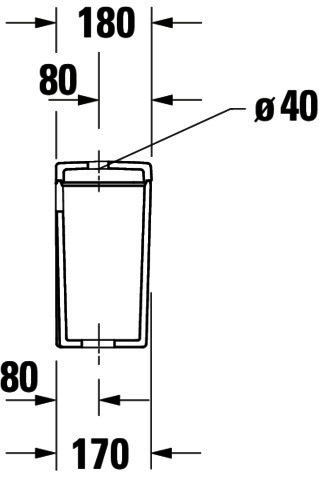 DU Spülkasten D-Neo, Weiß, m.IG, DF 6/3 L,WA unten links 3/8"Plastik