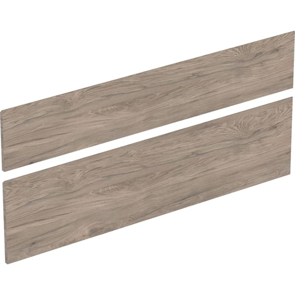 Geberit Set Schubladenfront für Unterschrank B:130cm, Nussbaum hickory