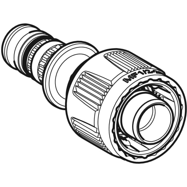 Geberit Mepla Übergang mit MasterFix PVDF d20-MF20