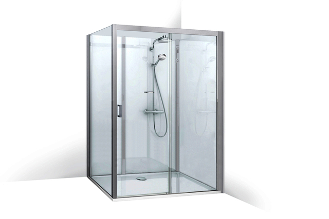 Roth Komplettdusche Vinata Spirit Eck Hoch weiß 1360x877 ESG klar
