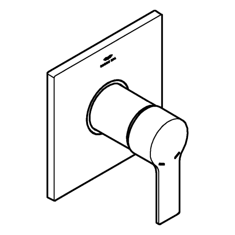 GROHE EH-Brausebatterie Allure 19317_1 FMS für Rapido SmartBox warm sunset