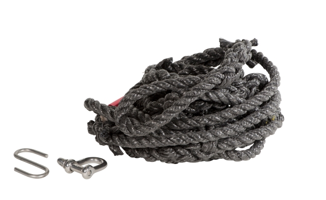 KSB Polypropylen-Hebeseil, 5 m mit Schäkel (1.4401) und Haken (1.4571)