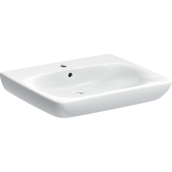 Geberit Renova Comfort WT barrierefrei 65x55cm, m. Hl., m. Ül., weiß, KeraTect