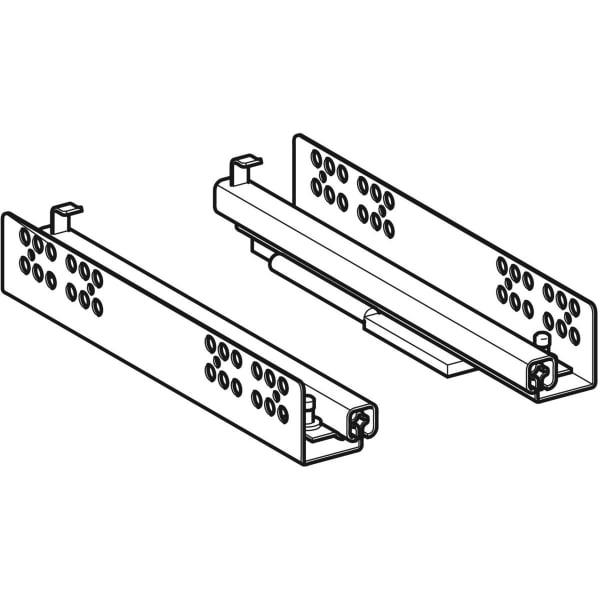 Geberit Set Schubladenschienen f. Hochschrank Länge 25 cm, Acanto