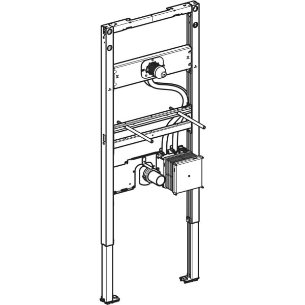 Geberit Duofix Element f. WT, 130 cm elektr. Wandarmatur mit UP-Funktionsbox