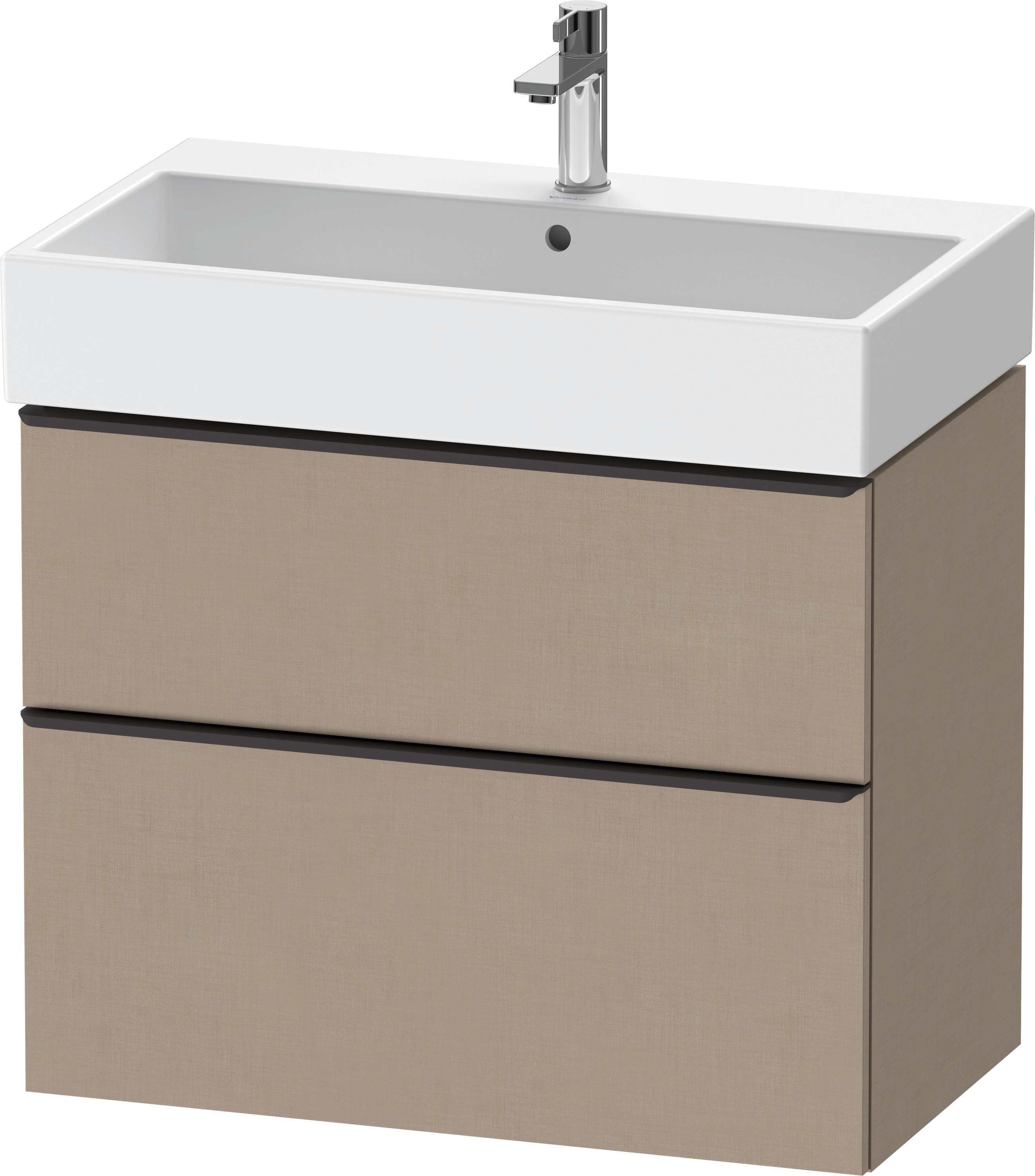 Duravit D-Neo WTU,Ausz:1,Schubk:1,GR:Dia.Schw 784x442x625mm,Wandh, Leinen Matt, Dekor