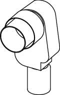 TECE-Ersatzteil UP-Siphon für WT-Modul