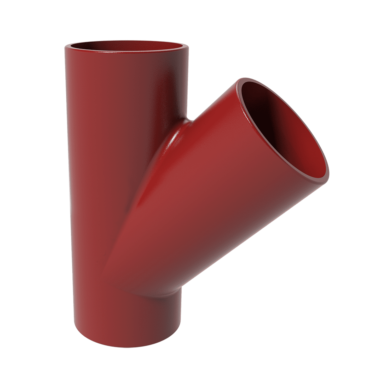 SML-Abzweige Abgang DN 100 x 50, 45  Grad