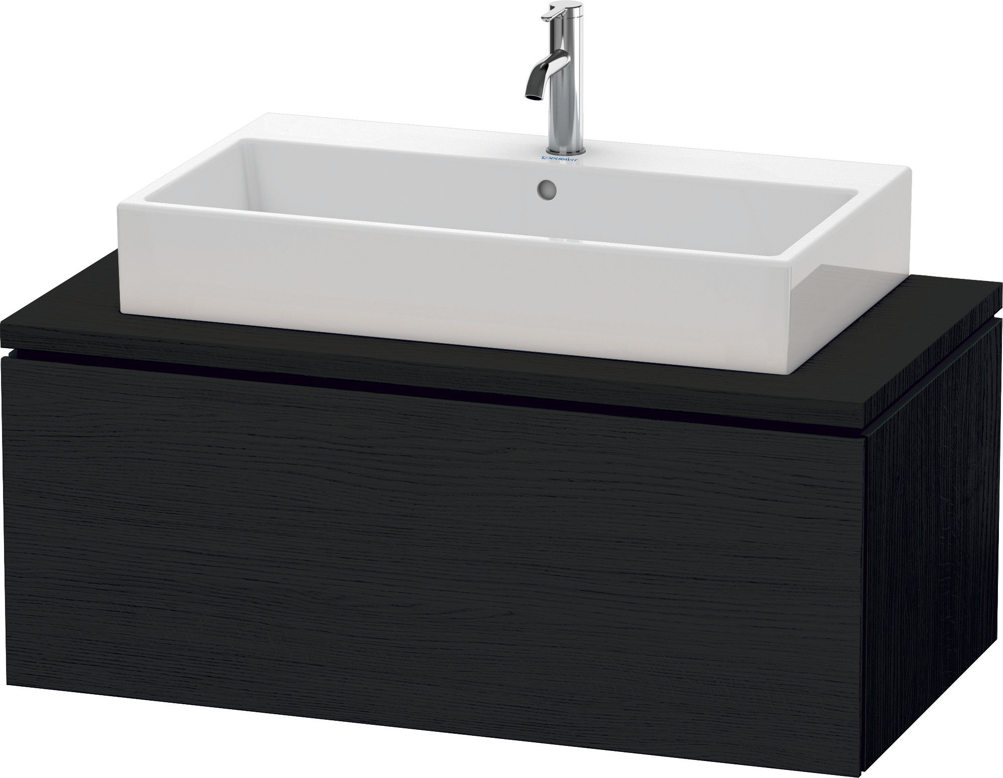 Duravit WTU für Konsole L-Cube 400x1020x547mm 1 Auszug, Eiche Schwarz