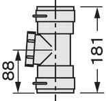 Vaillant Revisionselement DN 60 PP für Abgassystem DN 60 PP flexibel
