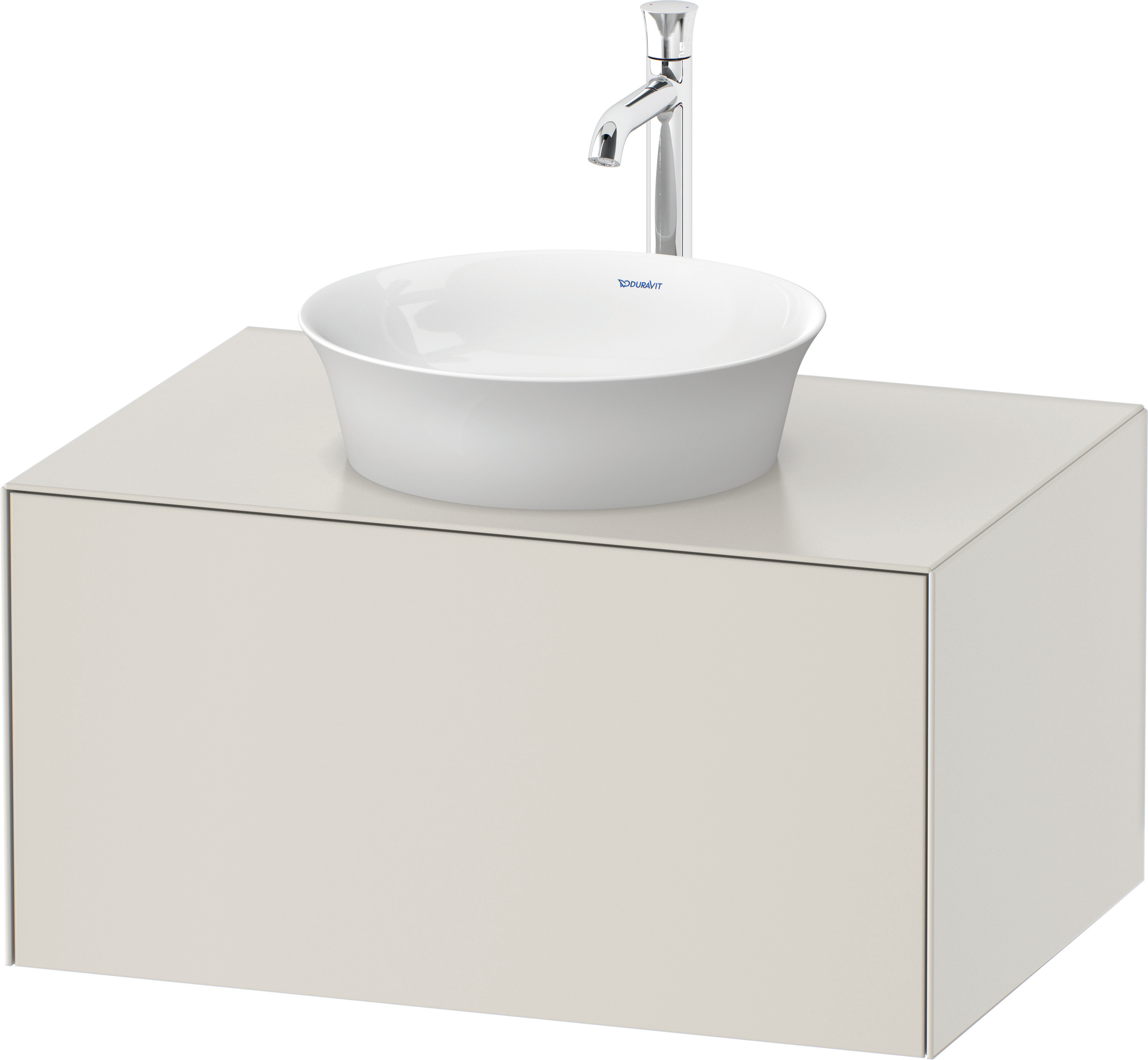 Duravit WTU White Tulip bodenstehend 751x350x410mm, Nordic Weiß Sdm