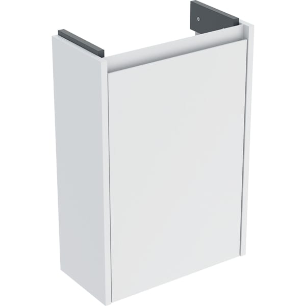 Geberit Renova Compact US für HWB, mit 1 Tür 41,2x60,5x20,1cm, weiß/l. seidenmatt