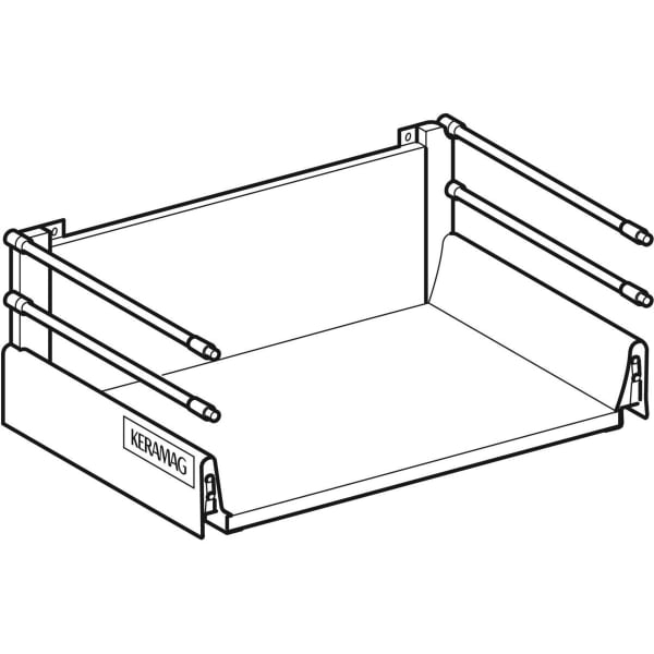 Geberit Schublade für Doppel WTU Acanto