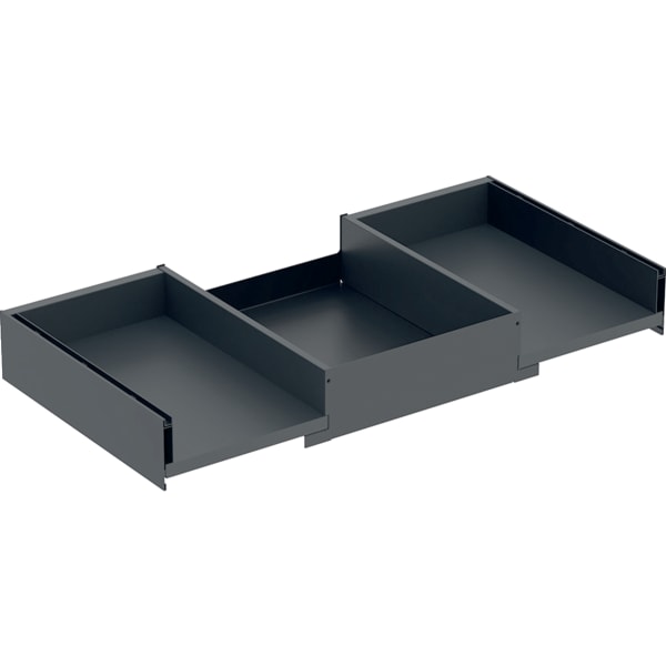 Geberit Obere Schublade f. iCon Unterschrank für Waschtisch B:75cm, verkürtze Ausld.