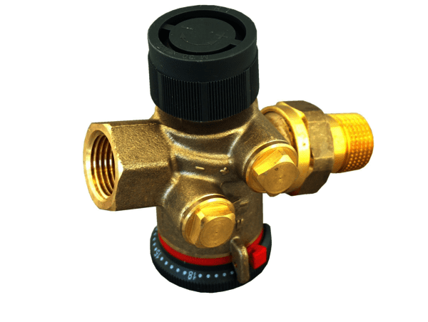 OVENTROP-Regulierventil "Cocon QTZ",ohne Messventile, DN20, 3/4"IG, 150-1050 l/h