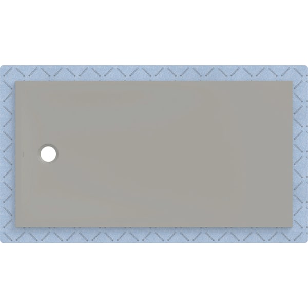 Geberit CleanFloor30 Duschfläche 170 x 90 cm integriert, mit Dichtvlies, grau matt
