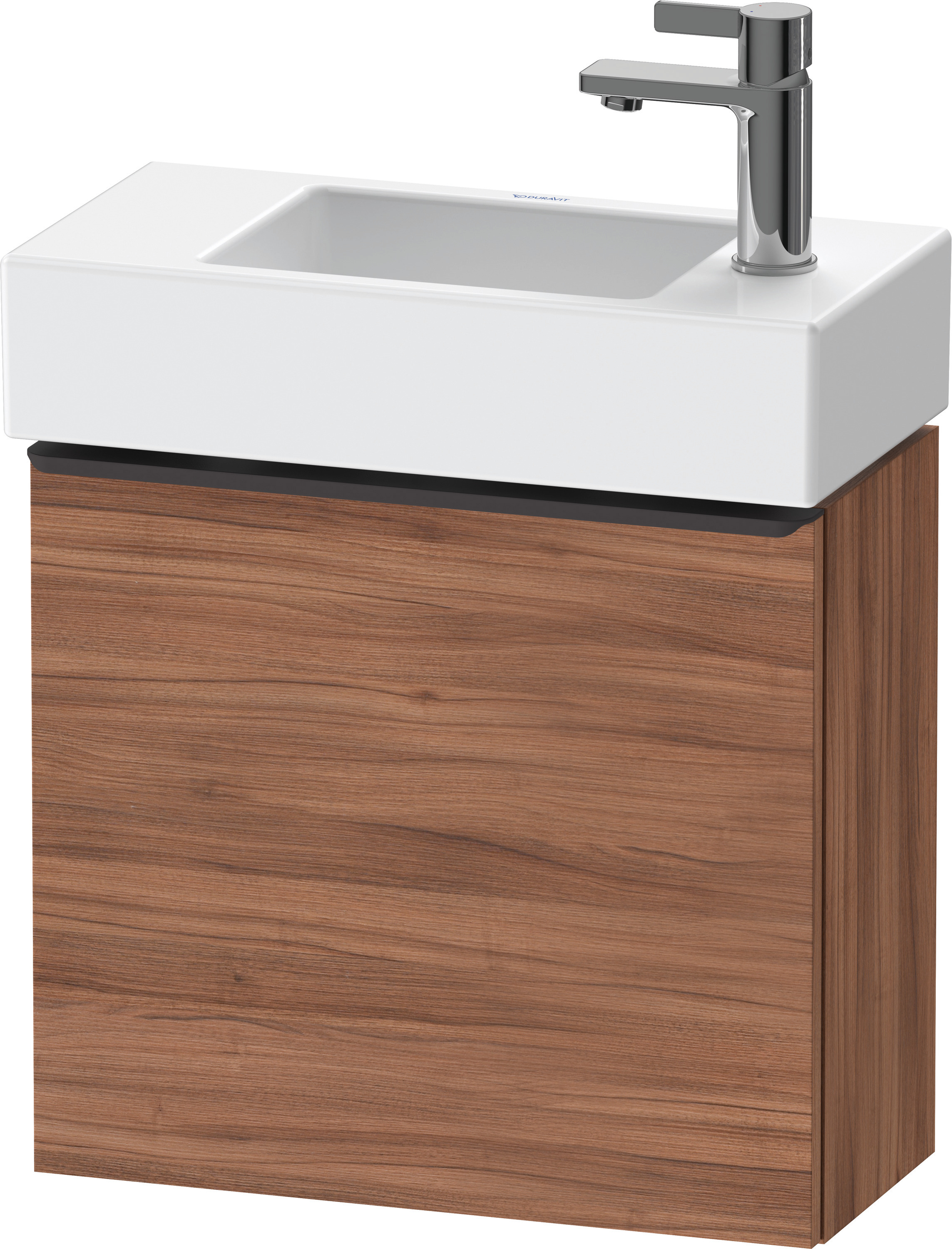 Duravit D-Neo WTU,Wdh,Tür:1,TA:LI,Gr:Dia.Schw 484x222x440mm,Nussbaum Matt,Dekor