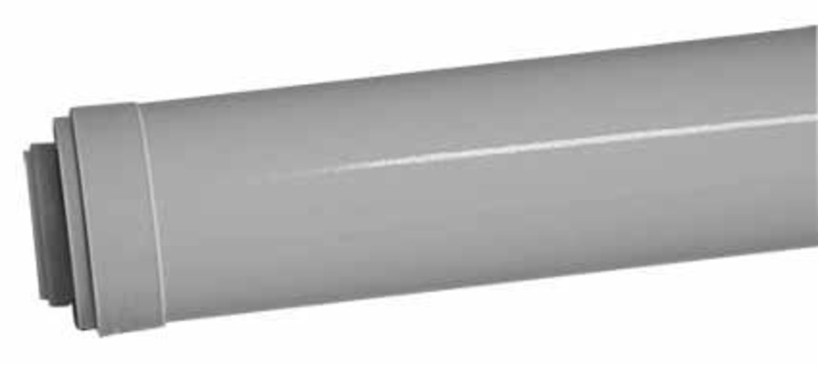 Brötje Verlängerungsrohr 2000mm DN80/125 PPs/AI konzentrisch