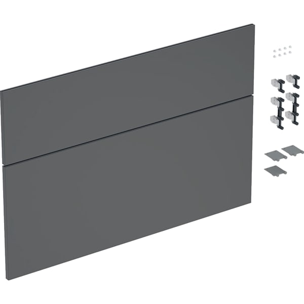 Geberit Schubladenfront Set für iCon für WT B:90cm, lava matt