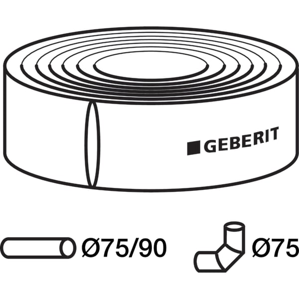 Geberit Dämmschlauch aus PE d75/90