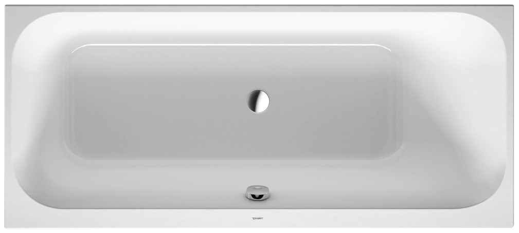 DU Happy D.2 BW 1600x700 Einbauversion Rückenschr.1 Pos.R, Weiß