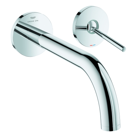 GROHE 2-L-WT-Wandbatterie Atrio 29406 FMS Ausladung 221mm chrom