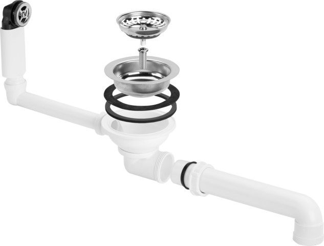 Viega Ablaufventilset 7139.152 in Kunststoff weiss