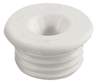Haas Gi-Urinalverbinder weiß ohne Rosette, Nr. 3190