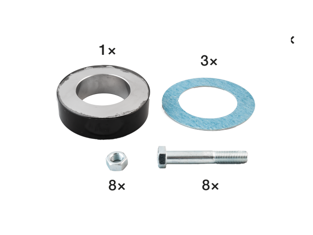 BIRAL Zubehör HLKKS Zwischenstück DN80, 40mm, PN16