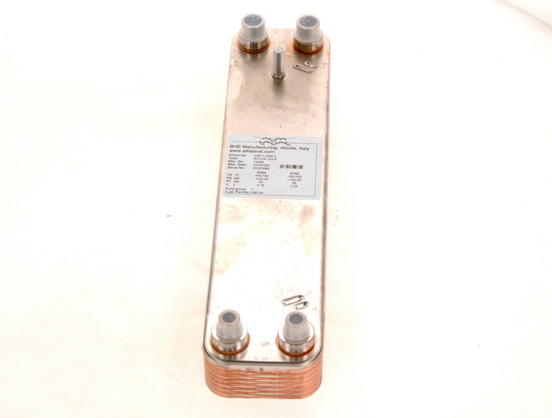 BOSCH Ersatzteil TTNR: 8738207263 Plattenwärmetauscher ACH 18 - 12P