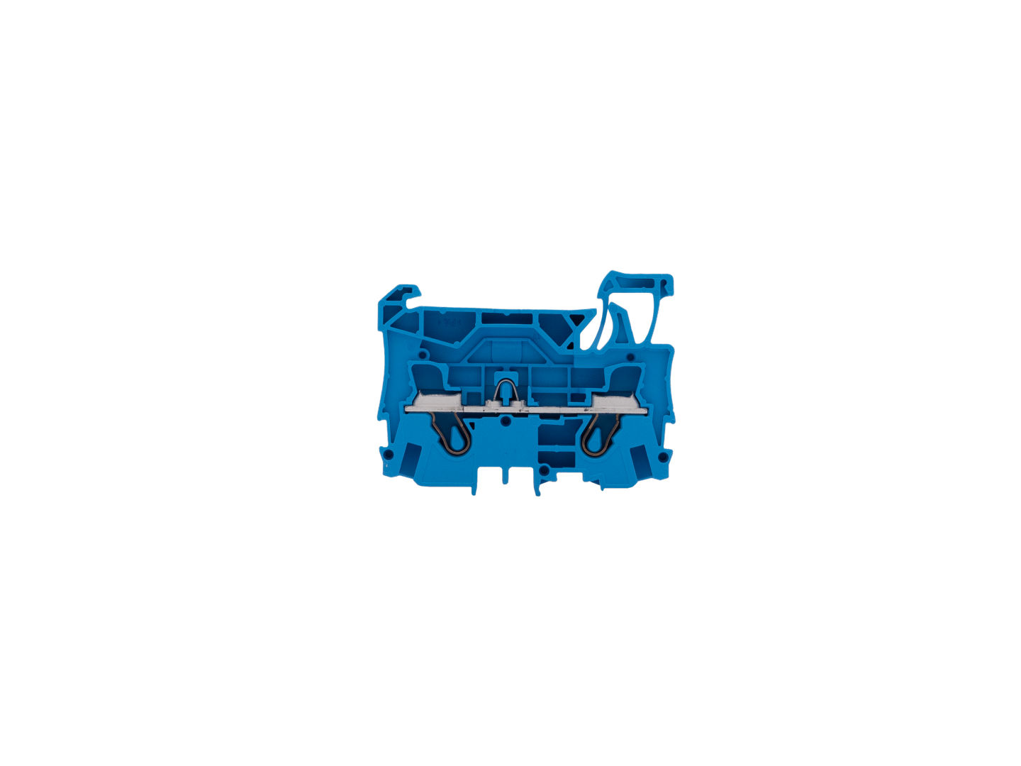 2 Leiter Durchgangsklemme blau 4mm2 für dynamic
