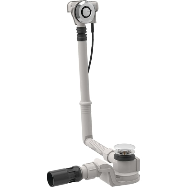 Geberit BW-Ablauf, mit PushControl d52 mit Fertigbauset, DN40/50, hgl.verchr. Geberit BW-Ablauf, mit PushControl d52 mit Fertigbauset, DN40/50, hgl.verchr.