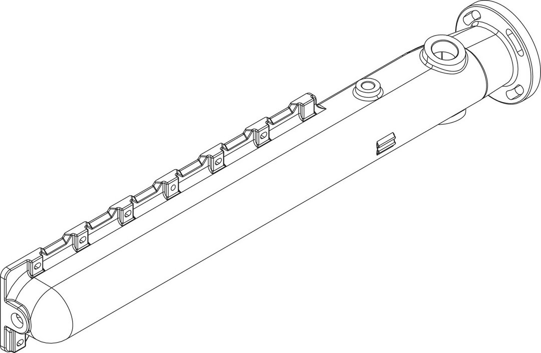 BOSCH Ersatzteil TTNR: 8738804661 Vor- / Rücklaufrohr CLA-1 6Gld everp