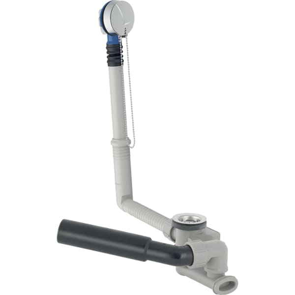 Geberit Badewannenablauf mit Ventilstopfen d52, mit Fertigbauset, DN40/50, chrg Geberit Badewannenablauf mit Ventilstopfen d52, mit Fertigbauset, DN40/50, chrg