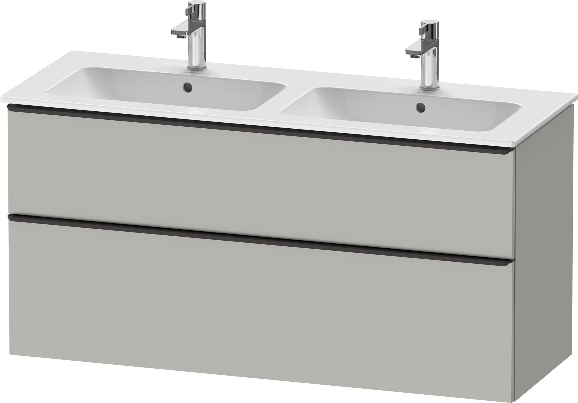 Duravit D-Neo WTU,Ausz:1,Schubk:1,GR:Dia.Schw 1280x462x625mm,Wandh,Betongrau Matt,Dek.