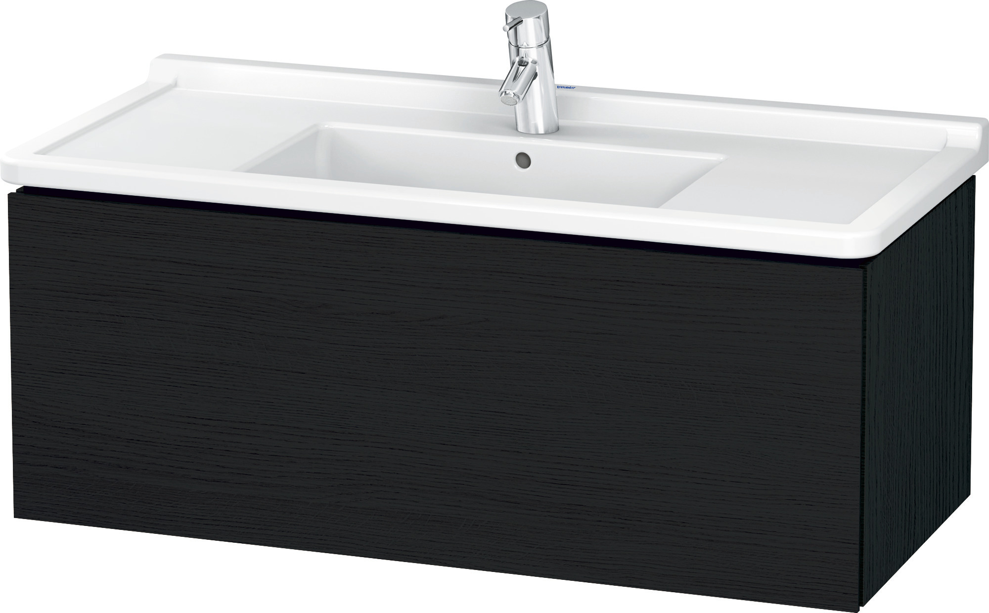 Duravit WTU wandh. L-Cube 469x1020x408mm 1 Auszug, 030410, Eiche Schwarz