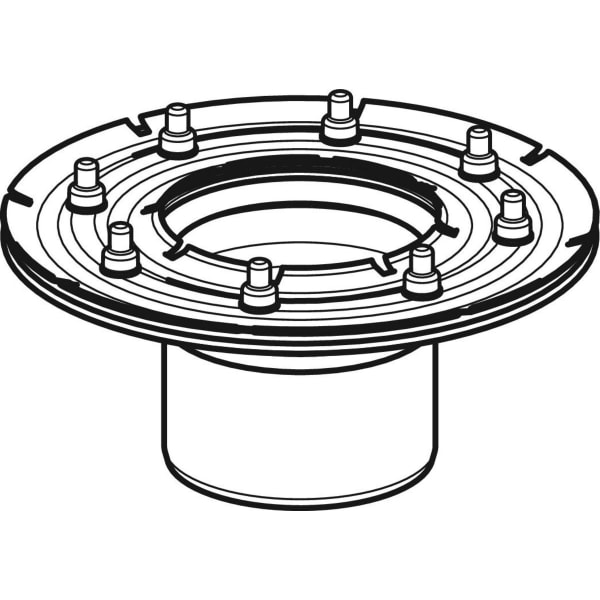 Geberit Pressdichtungsflansch Folien bis 4 mm