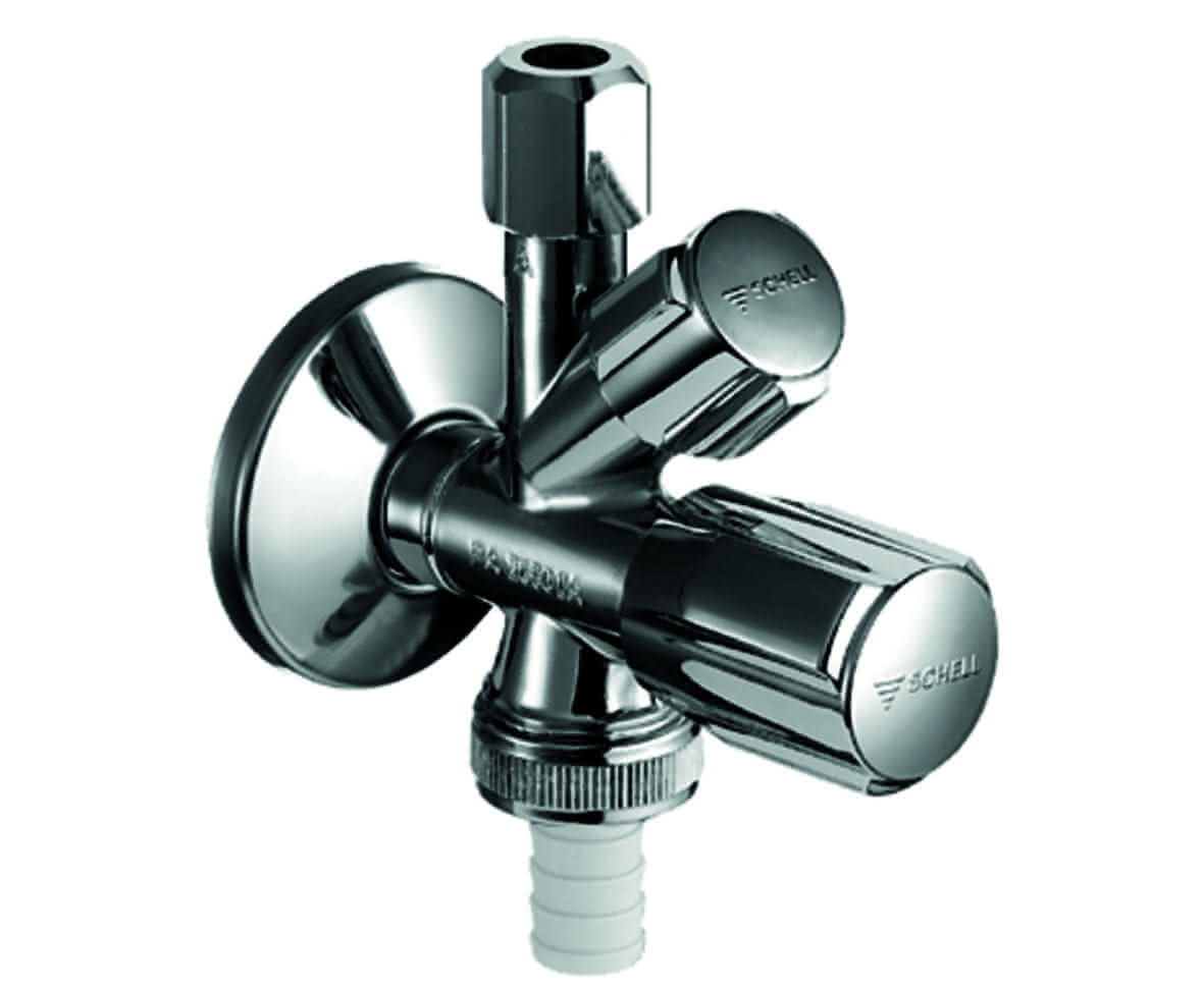 SCHELL Kombi-Eckventil COMFORT RV, ASAG, 1/2", chrom