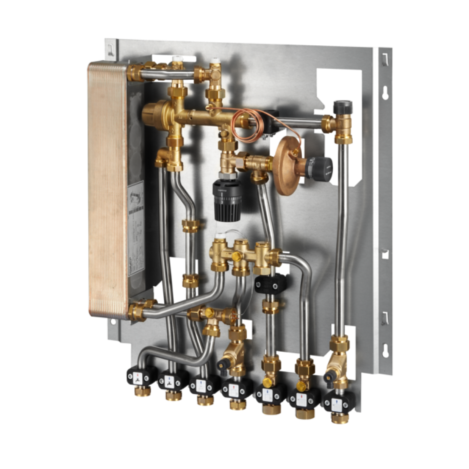 OVENTROP-Wohnungsstation Regudis W-HTF WÜ kupfer, 12 l/min, direkter HK