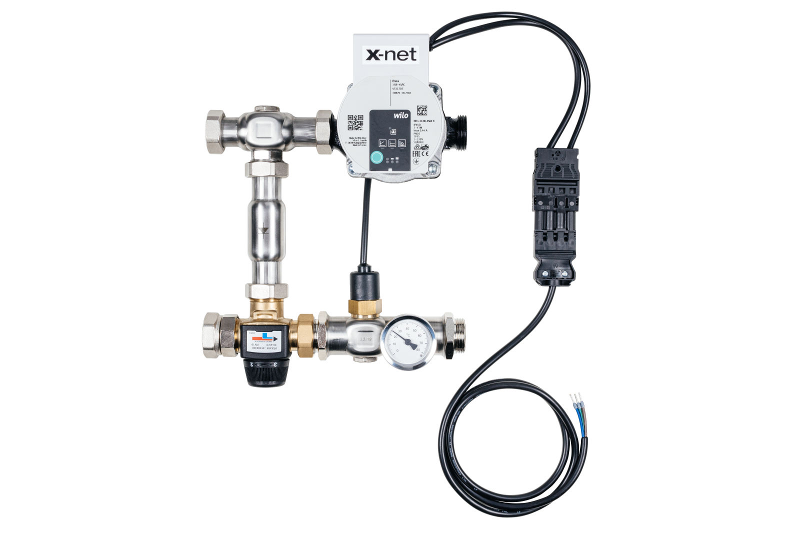 Kermi x-net Regelstation Standard 1' komplett elektrisch verdrahtet