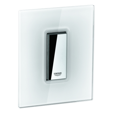 GROHE Abdeckplatte 42373 mit Drucktaste moon white GROHE Abdeckplatte 42373 mit Drucktaste moon white