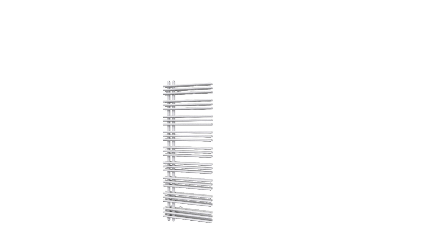 Zehnder Yucca RAL 9016 BH=1304/BL=478mm YAD 130-050 doppellagig