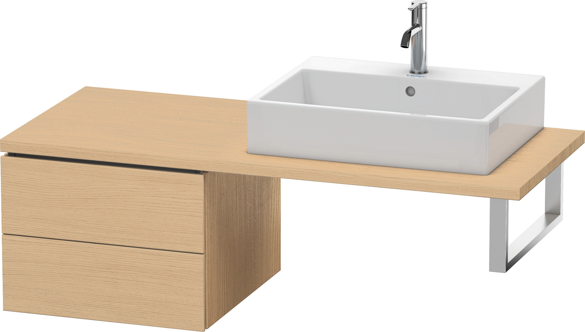Duravit US für Konsole L-Cube 400x520x548mm 2 Schubkästen, Eiche Natur
