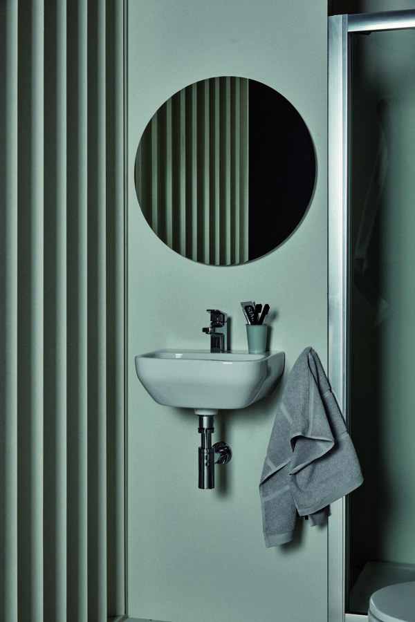 IS Handwaschbecken i.life A 1Hl. m.Ül. 400x360x150mm Weiß