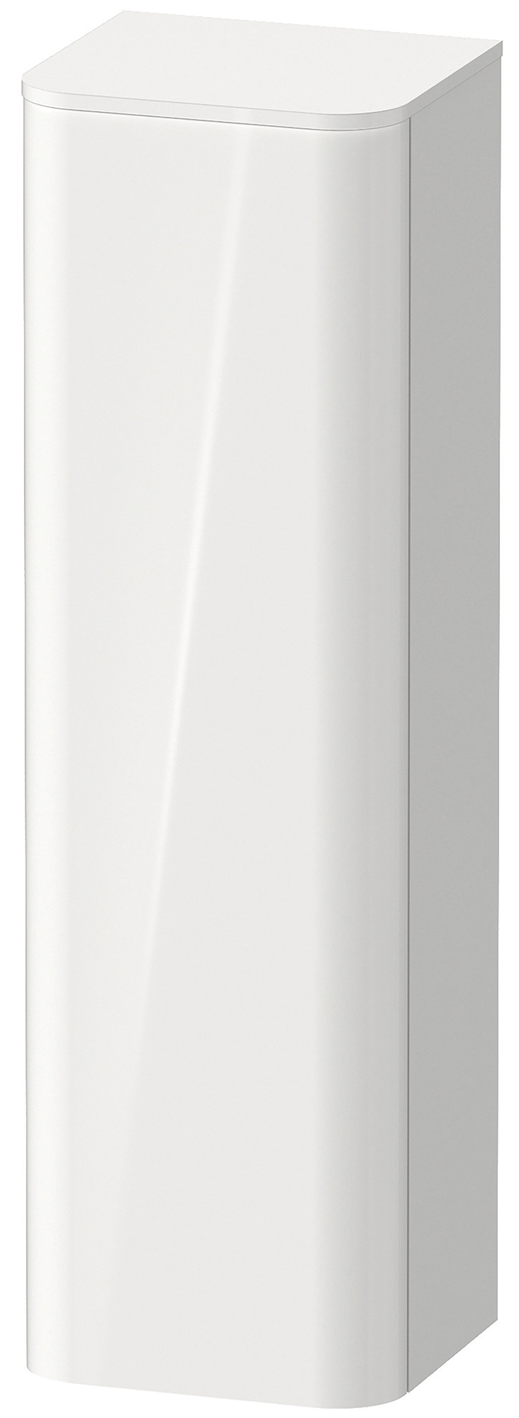 Duravit Happy D.2+ HHS, 400x360x1336mm, 1Tü.L Schichtstoff lacki., Tip-on, Tau.smt