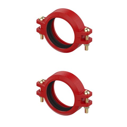 Flamco BigFixLock Kupplung, 1 Paar DN 150/DN 150 BigFixlock, 168,3 x 168,3