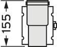 Vaillant Trennvorrichtung Brennwert Luft-/Abgasführung, PP, 60/100 mm
