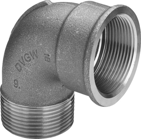 Viega Bogen 90 Grad 3092 in R2 x Rp2 Rotguss