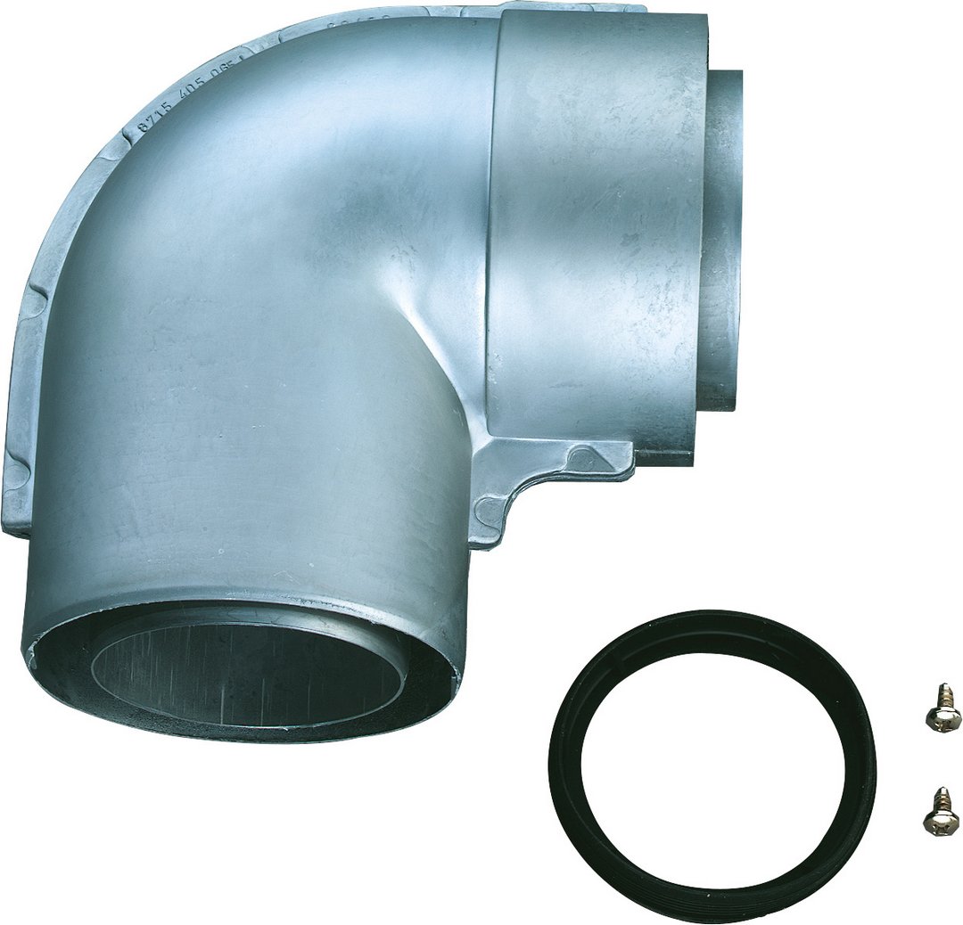 BOSCH Abgaszubehör AZ 135 Doppelrohrbogen 90 Gr, d:80/110mm
