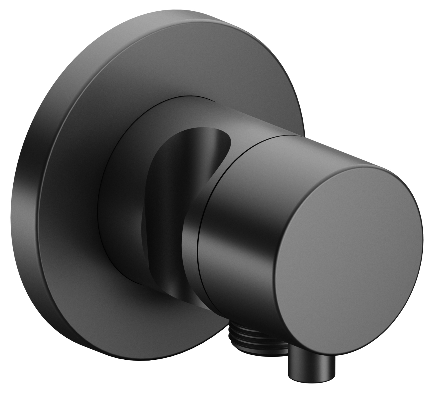 KEUCO 2-Wege Umstellv. IXMO Comfort 59556, Schlauchan./Brauseh.,rund, Alu-finish